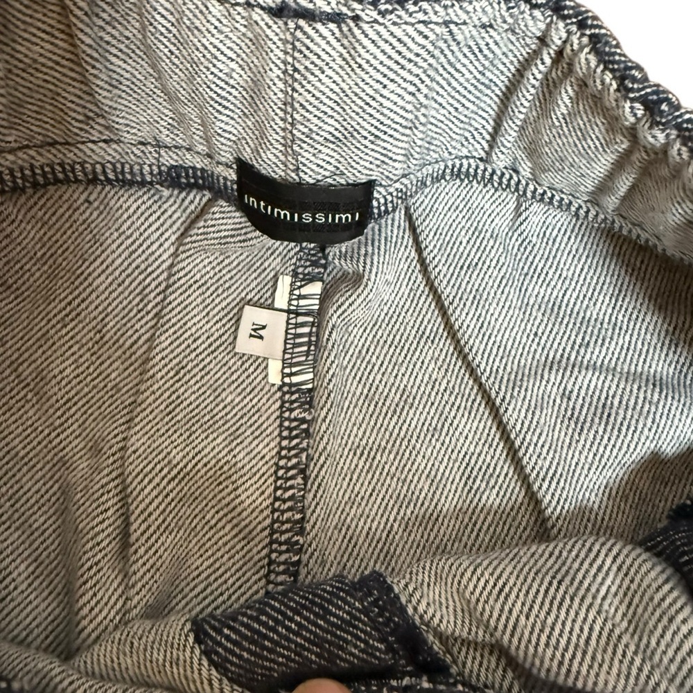 Intimissimi| Men’s Denim Effect Brushed Fabric Long Pants- Size M - Picture 6 of 9